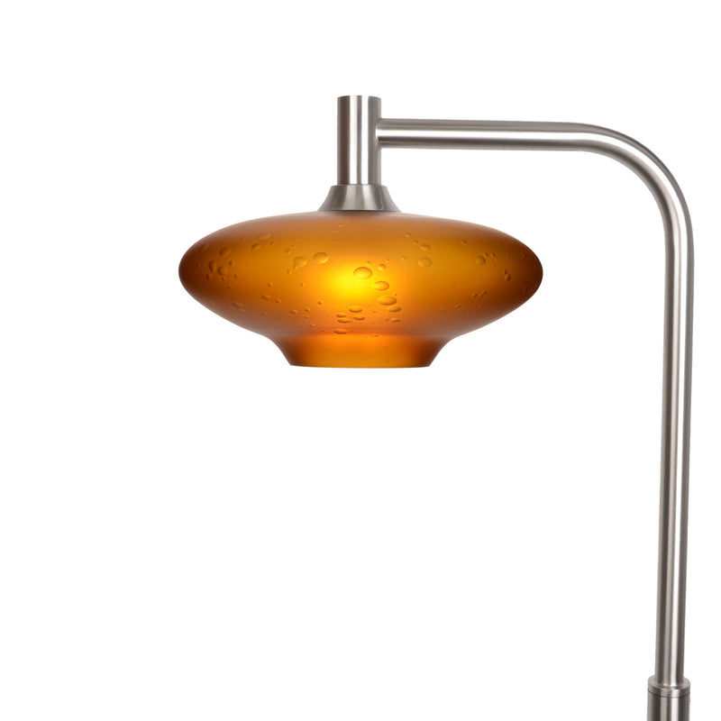 951 Floor Lamp – Celestial / Golden Amber / Brushed Nickel