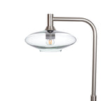 951 Floor Lamp-Glass-Bicycle Glass Co-Lucent-Eco Clear-Brushed Nickel-Bicycle Glass Co