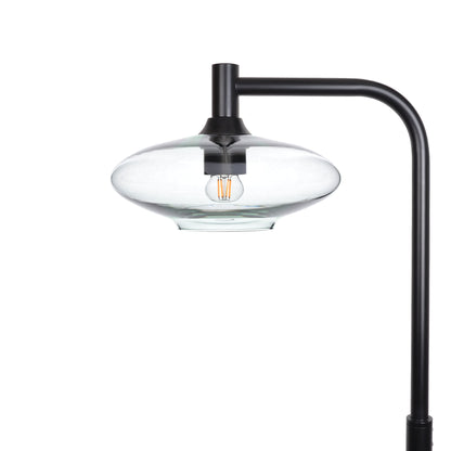 951 Floor Lamp-Glass-Bicycle Glass Co-Lucent-Eco Clear-Matte Black-Bicycle Glass Co