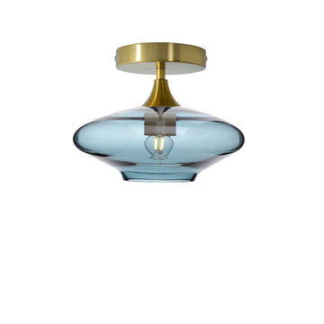 Lucent / Slate Gray / Polished Brass