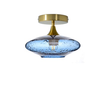 Lunar / Steel Blue / Polished Brass