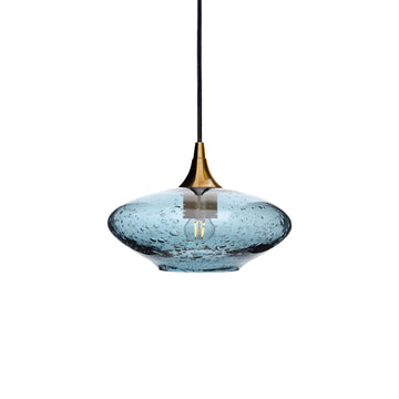 Polished Brass - 8ft Cord / Lunar / Slate Gray
