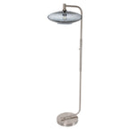 952 Floor Lamp-Glass-Bicycle Glass Co-Lunar-Steel Blue-Brushed Nickel-Bicycle Glass Co