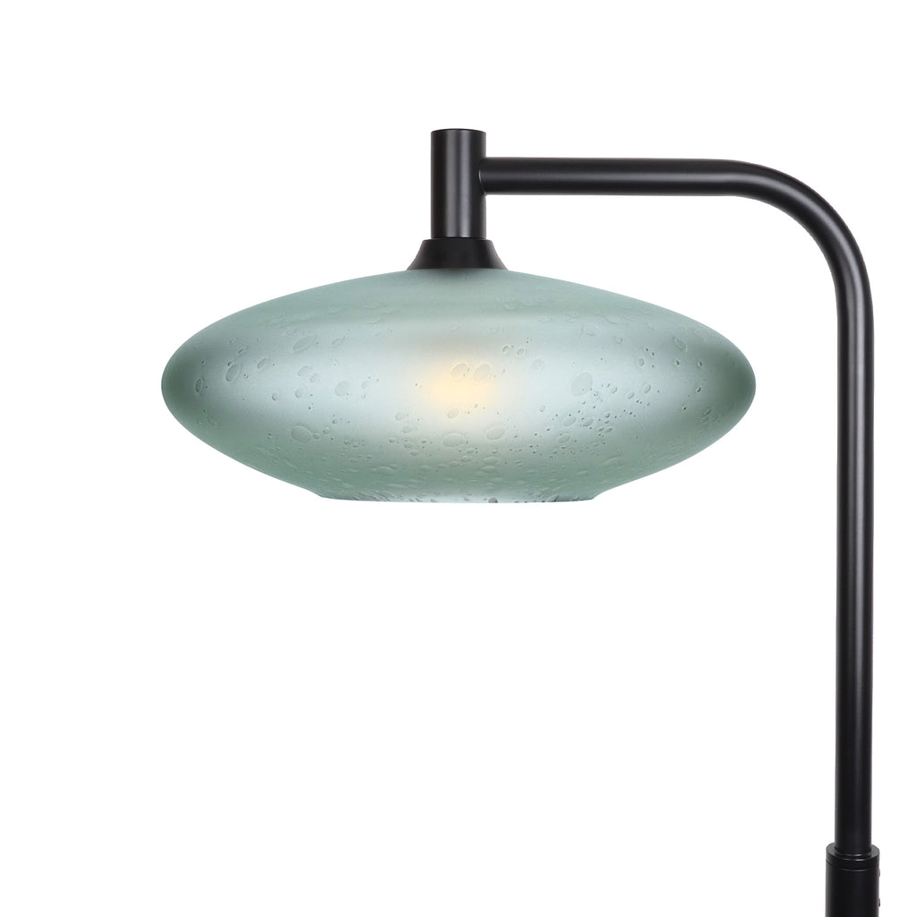 952 Floor Lamp-Glass-Bicycle Glass Co-Celestial-Eco Clear-Matte Black-Bicycle Glass Co