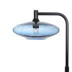 952 Floor Lamp-Glass-Bicycle Glass Co-Lunar-Steel Blue-Matte Black-Bicycle Glass Co