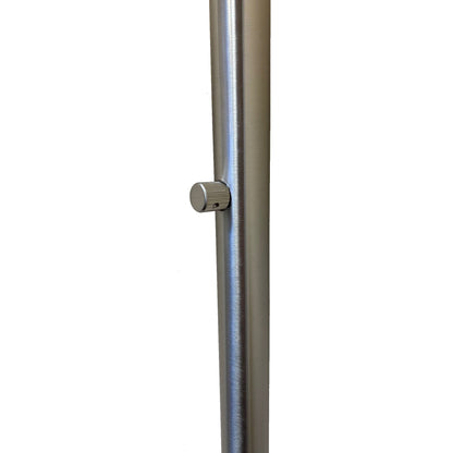 951 Lunar: Floor Lamp-Glass-Bicycle Glass Co - Hotshop-Slate Gray-Brushed Nickel-Bicycle Glass Co