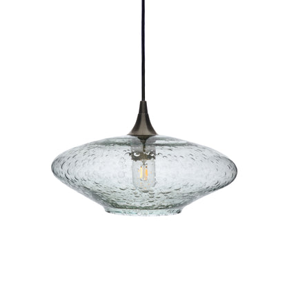 952 Lunar: Single Pendant Light-Glass-Bicycle Glass Co - Hotshop-Eco Clear-Antique Bronze-Bicycle Glass Co