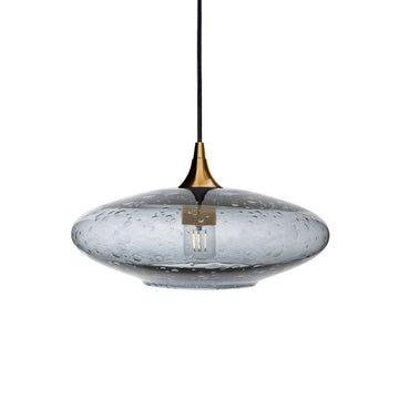 Polished Brass - 8ft Cord / Lunar / Slate Gray