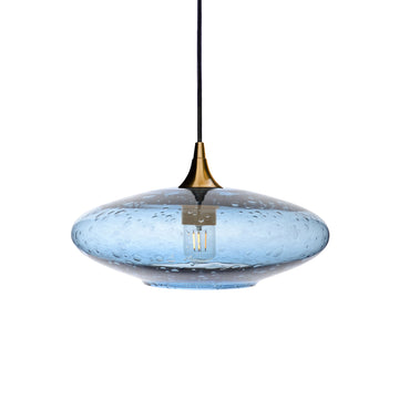 Polished Brass - 8ft Cord / Lunar / Steel Blue