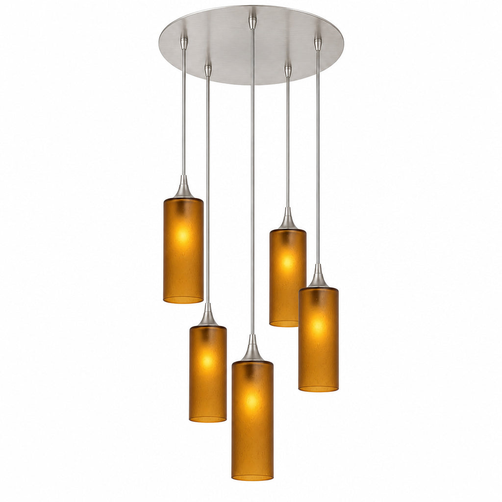 513 5 Pendant Cascade Chandelier