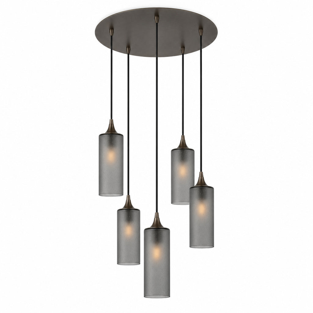 513 5 Pendant Cascade Chandelier