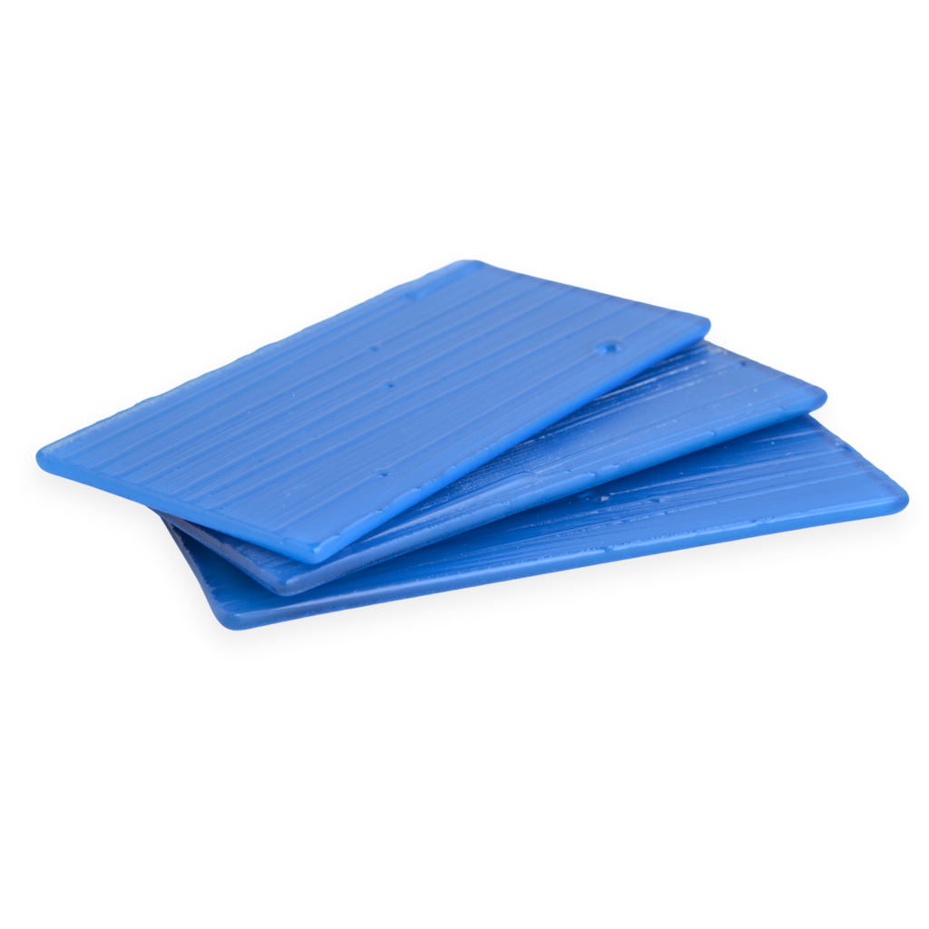 GLASS TILE - Sample-Tile-Bicycle Glass Co-Marine Blue-Plank and Bead-3x6-Bicycle Glass Co