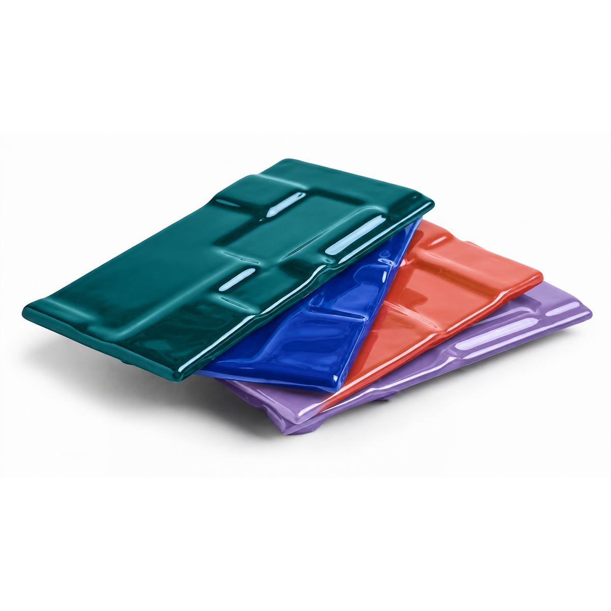 GLASS TILE - Individual Tile Sample-Tile-Bicycle Glass Co-Custom Color-Soft Squares-3x6-Bicycle Glass Co