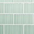 GLASS TILE - Ripple-Tile-Bicycle Glass Co-3x6-Sea Green-Bicycle Glass Co