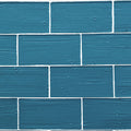 GLASS TILE - Plank & Bead-Tile-Bicycle Glass Co-3x6-Denim Blue-Bicycle Glass Co