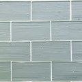 GLASS TILE - Plank & Bead-Tile-Bicycle Glass Co-3x6-Sea Green-Bicycle Glass Co