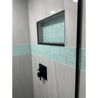 GLASS TILE - Plank & Bead-Tile-Bicycle Glass Co-3x6-Sea Green-Bicycle Glass Co
