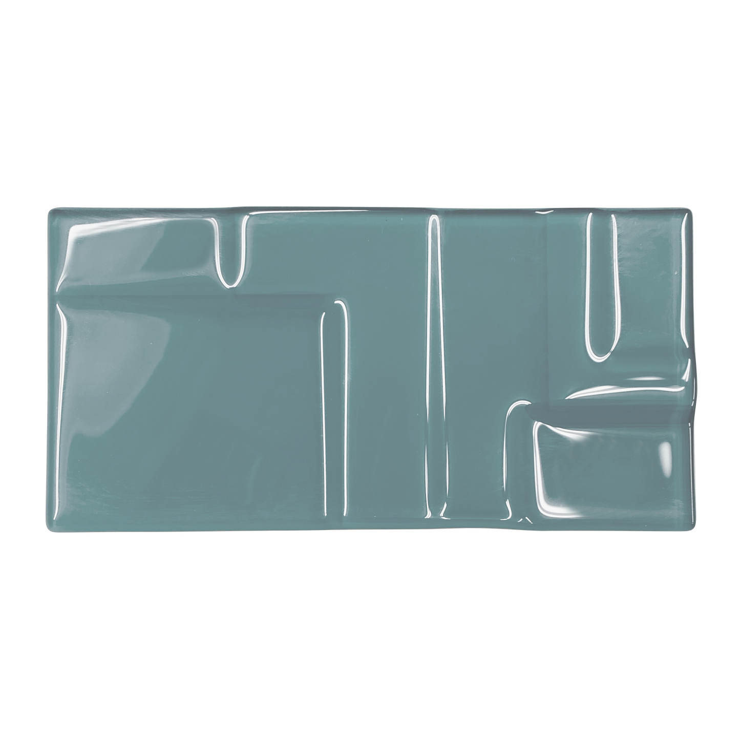 GLASS TILE - Soft Squares-Tile-Bicycle Glass Co-3x6-Sea Green-Bicycle Glass Co