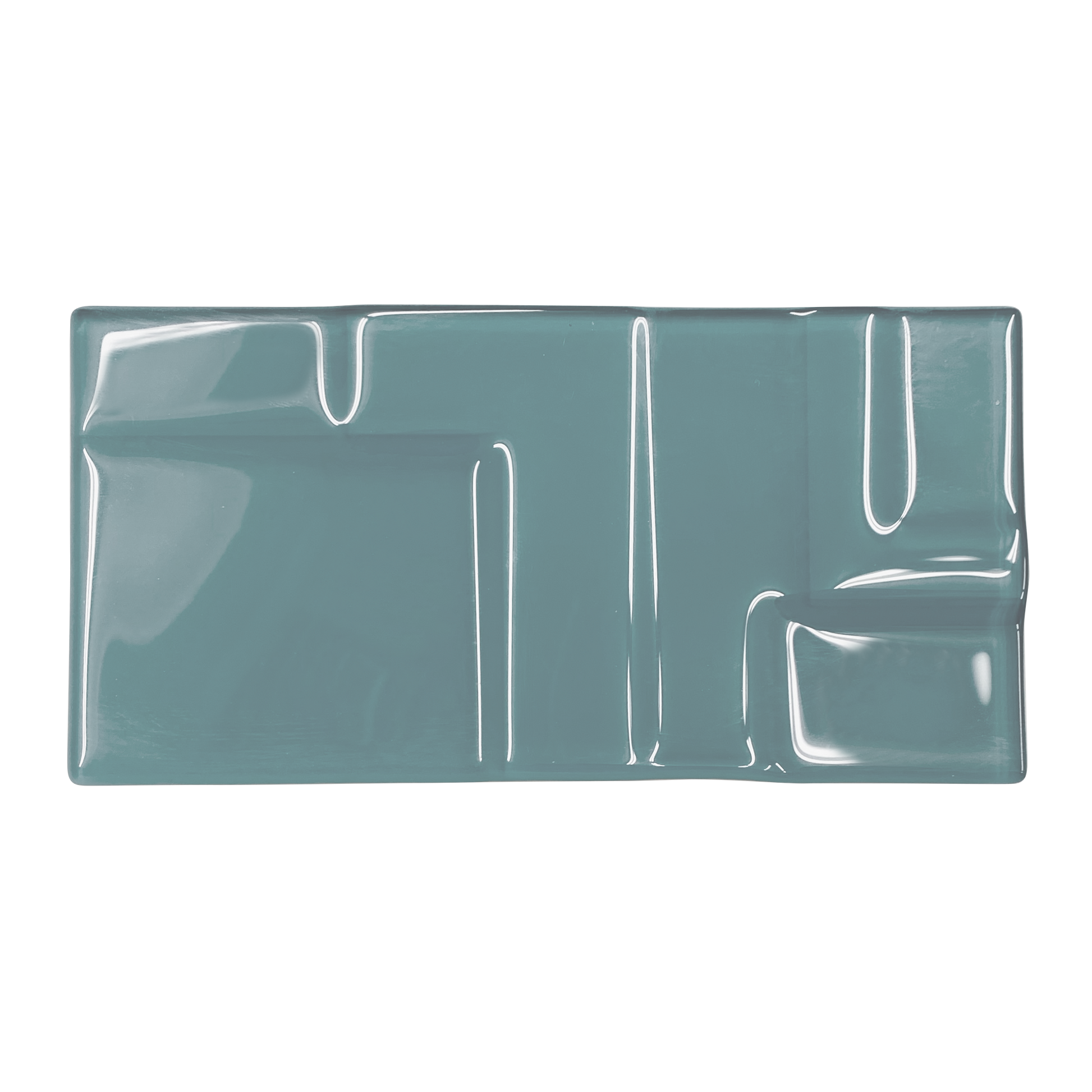 GLASS TILE - Soft Squares-Tile-Bicycle Glass Co-3x6-Sea Green-Bicycle Glass Co
