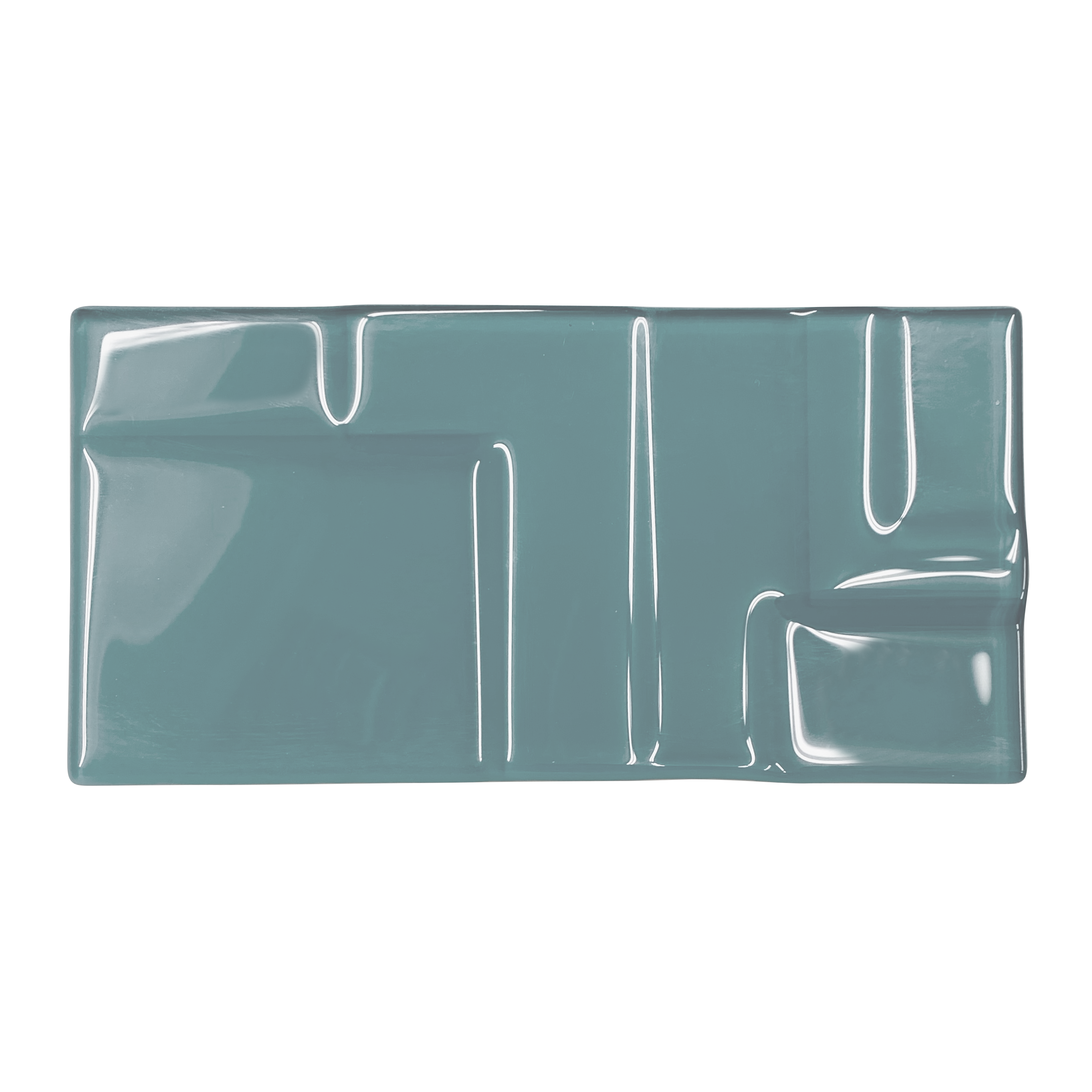 GLASS TILE - Soft Squares-Tile-Bicycle Glass Co-3x6-Sea Green-Bicycle Glass Co