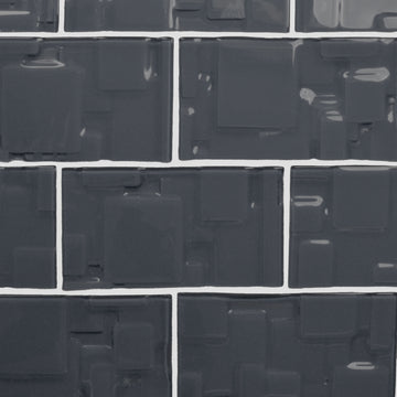 Carbon Black / Soft Squares / 3x6