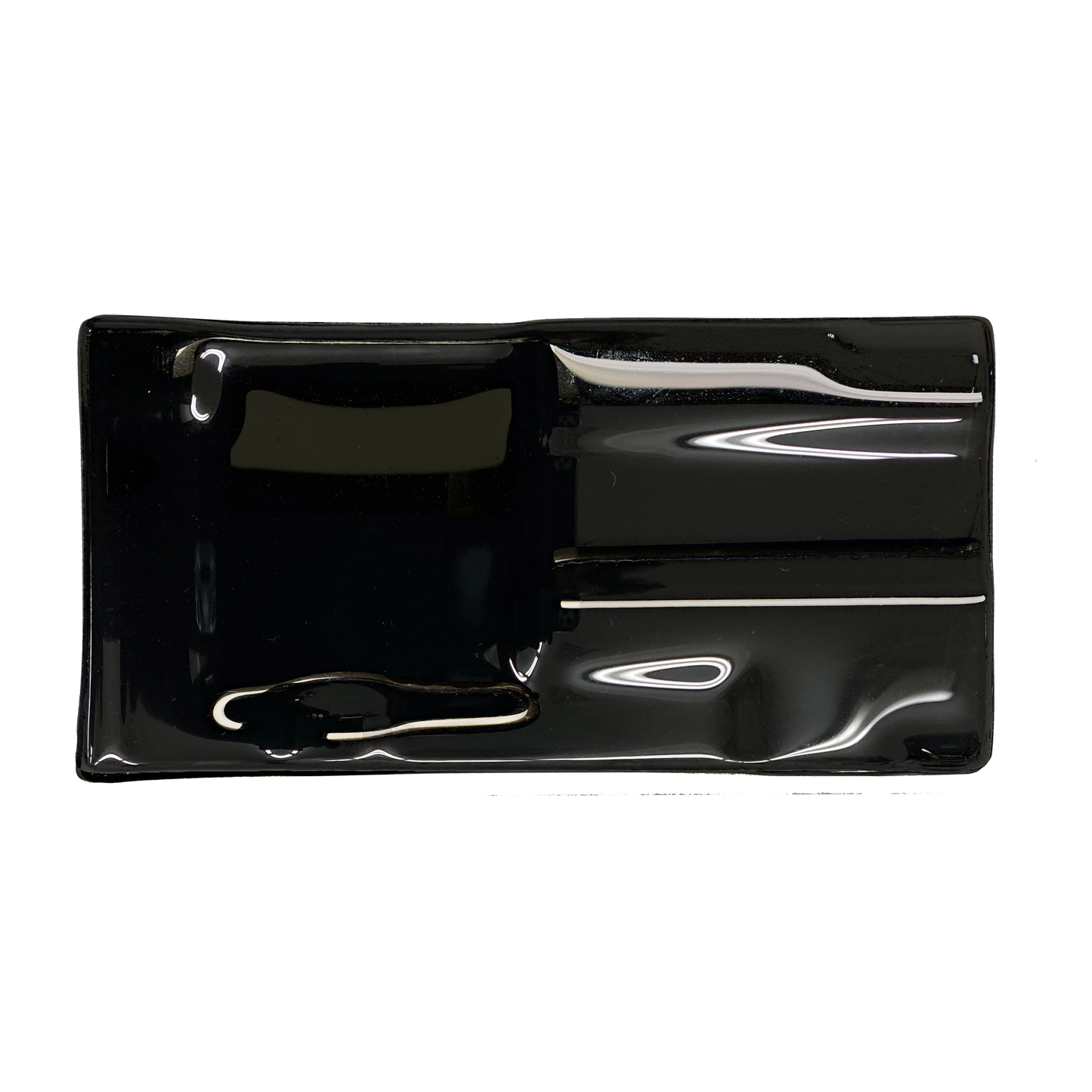 GLASS TILE - Soft Squares-Tile-Bicycle Glass Co-3x6-Carbon Black-Bicycle Glass Co