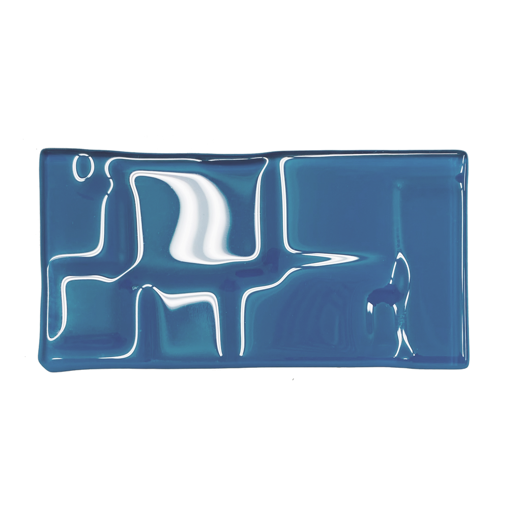 GLASS TILE - Soft Squares-Tile-Bicycle Glass Co-3x6-Marine Blue-Bicycle Glass Co