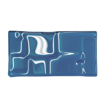 GLASS TILE - Soft Squares-Tile-Bicycle Glass Co-3x6-Marine Blue-Bicycle Glass Co