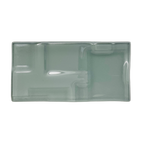 GLASS TILE - Soft Squares-Tile-Bicycle Glass Co-3x6-Pebble Gray-Bicycle Glass Co