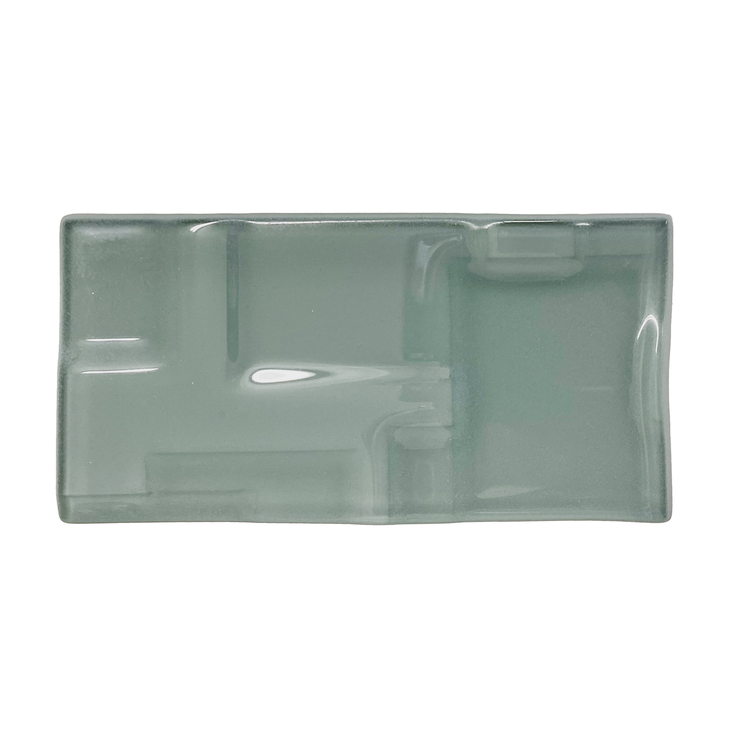 GLASS TILE - Soft Squares-Tile-Bicycle Glass Co-3x6-Pebble Gray-Bicycle Glass Co