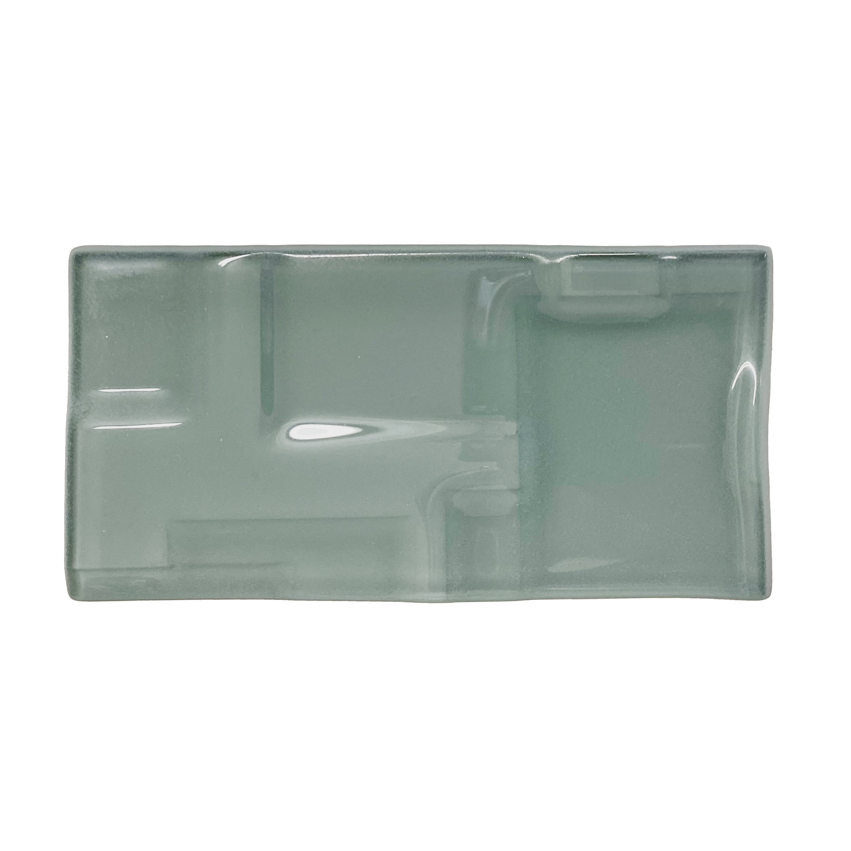 GLASS TILE - Soft Squares-Tile-Bicycle Glass Co-3x6-Pebble Gray-Bicycle Glass Co