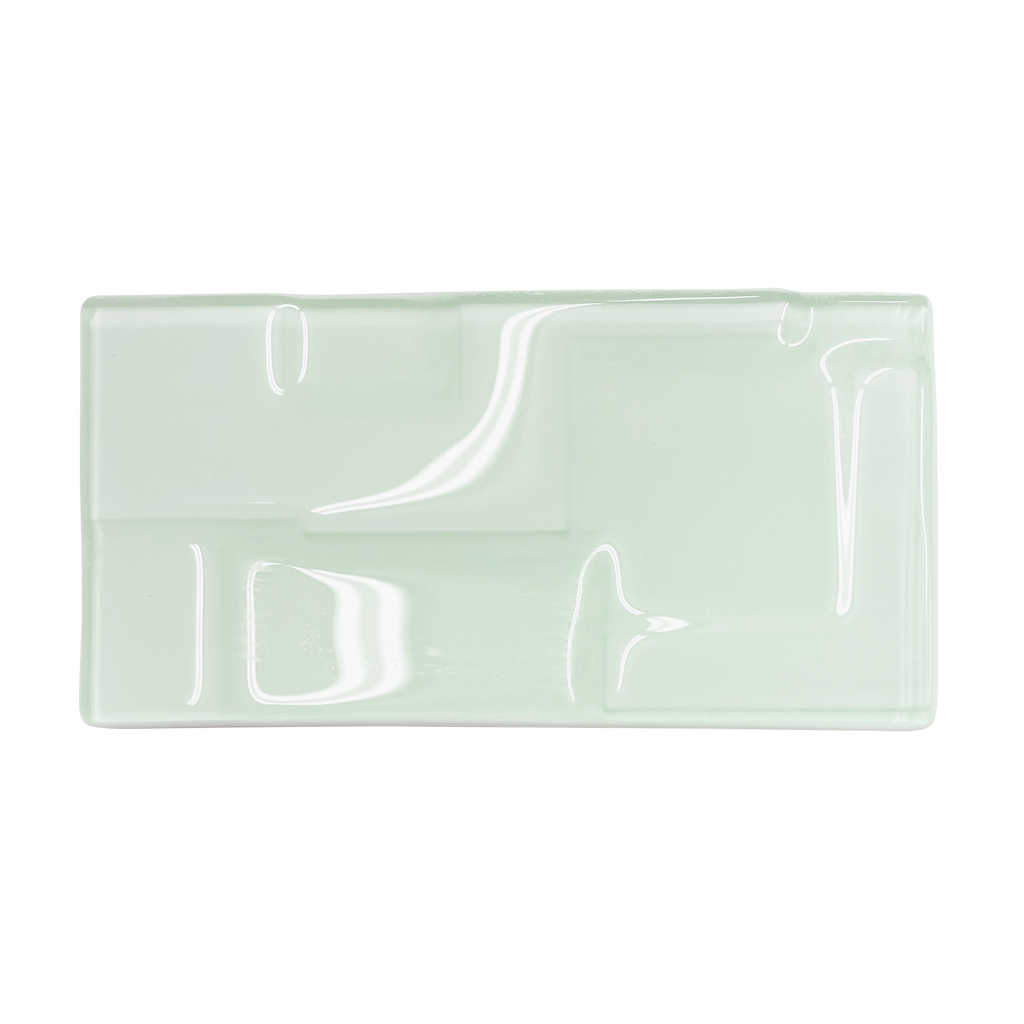 GLASS TILE - Soft Squares-Tile-Bicycle Glass Co-3x6-Sea Green-Bicycle Glass Co
