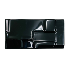 GLASS TILE - Soft Squares-Tile-Bicycle Glass Co-4x8-Carbon Black-Bicycle Glass Co
