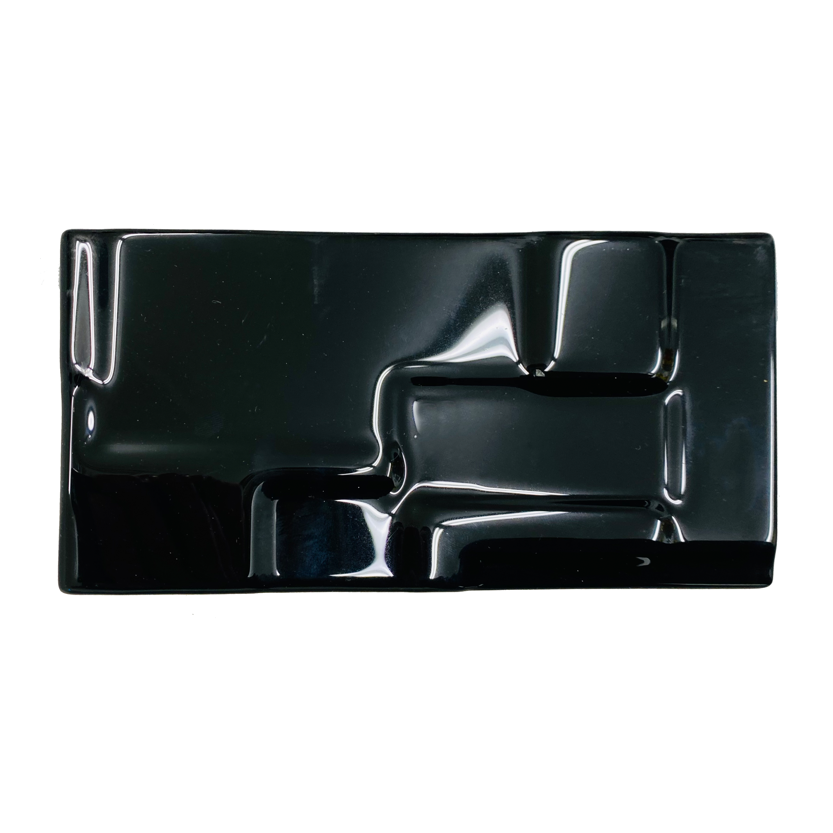 GLASS TILE - Soft Squares-Tile-Bicycle Glass Co-4x8-Carbon Black-Bicycle Glass Co