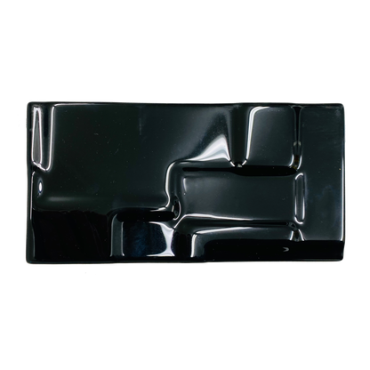 GLASS TILE - Soft Squares-Tile-Bicycle Glass Co-4x8-Carbon Black-Bicycle Glass Co