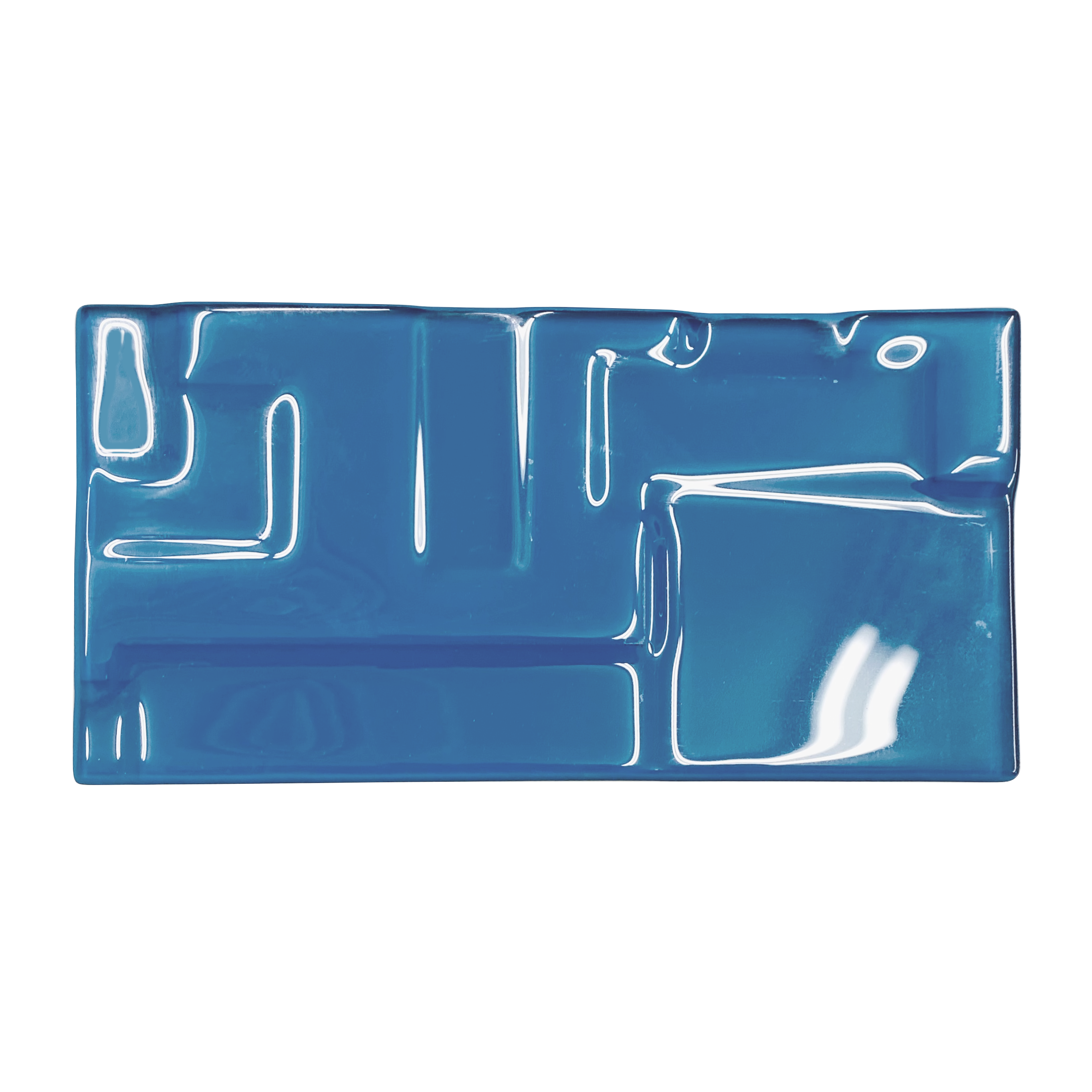 GLASS TILE - Soft Squares-Tile-Bicycle Glass Co-4x8-Marine Blue-Bicycle Glass Co