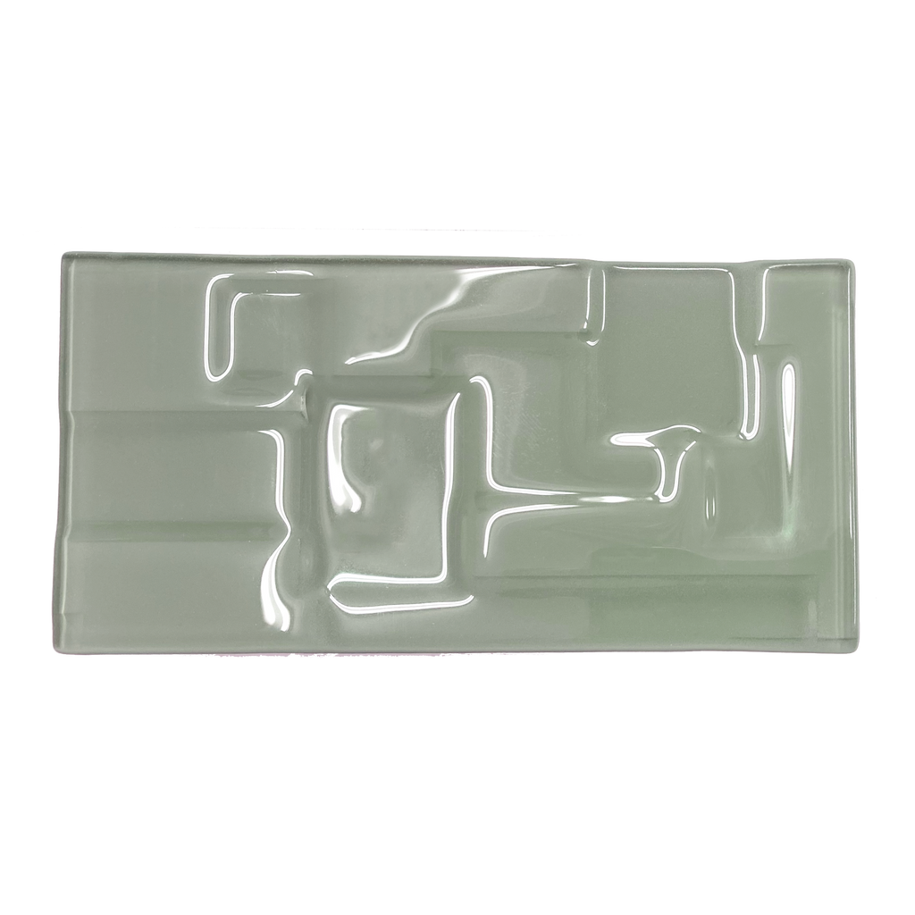 GLASS TILE - Soft Squares-Tile-Bicycle Glass Co-4x8-Pebble Gray-Bicycle Glass Co