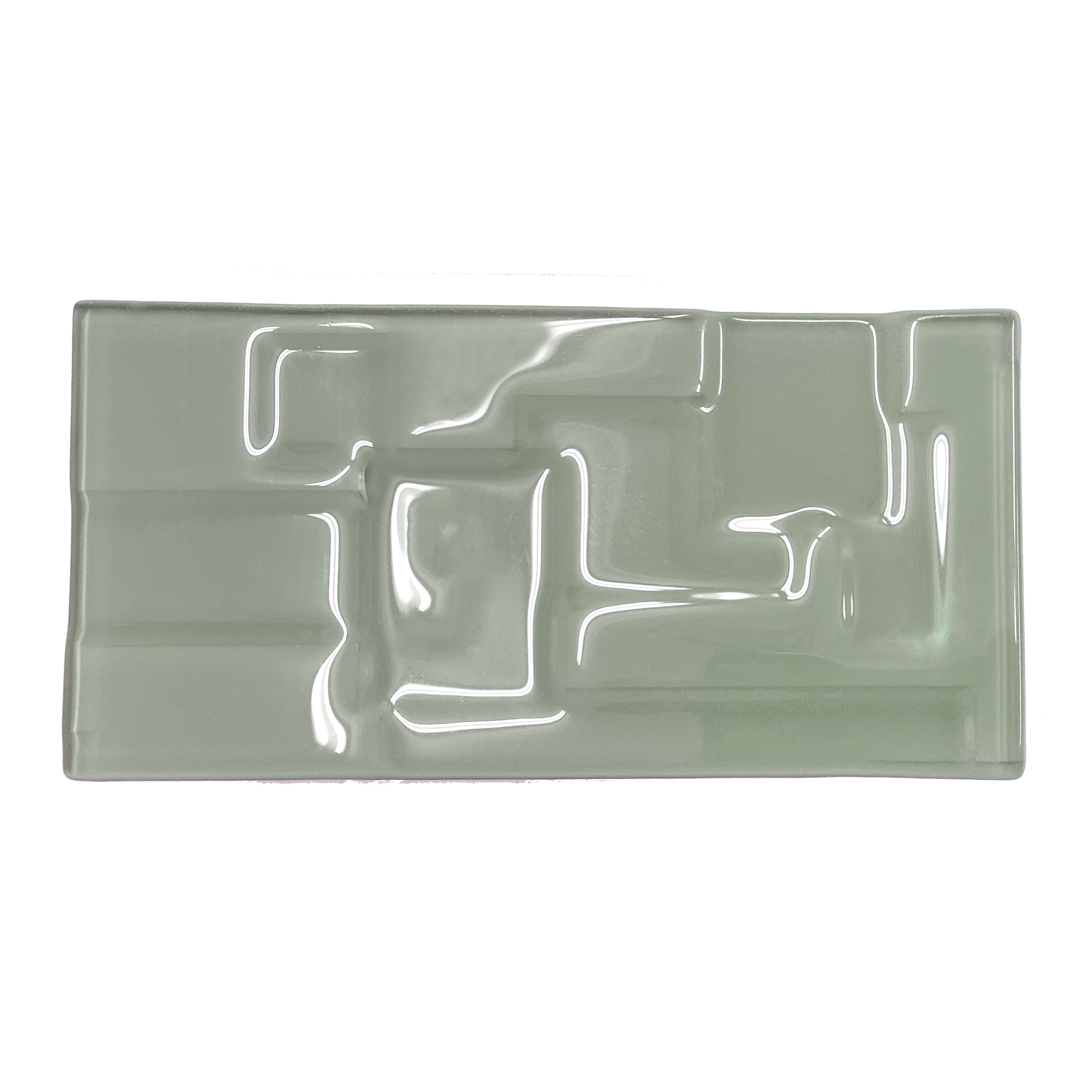 GLASS TILE - Soft Squares-Tile-Bicycle Glass Co-4x8-Pebble Gray-Bicycle Glass Co