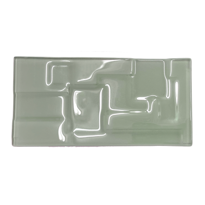 GLASS TILE - Soft Squares-Tile-Bicycle Glass Co-4x8-Pebble Gray-Bicycle Glass Co