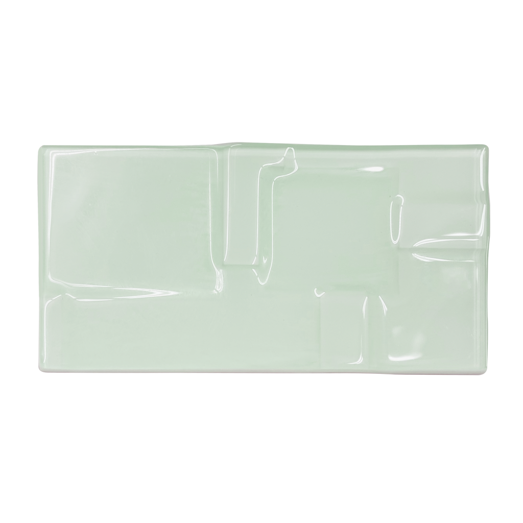 GLASS TILE - Soft Squares-Tile-Bicycle Glass Co-4x8-Sea Green-Bicycle Glass Co