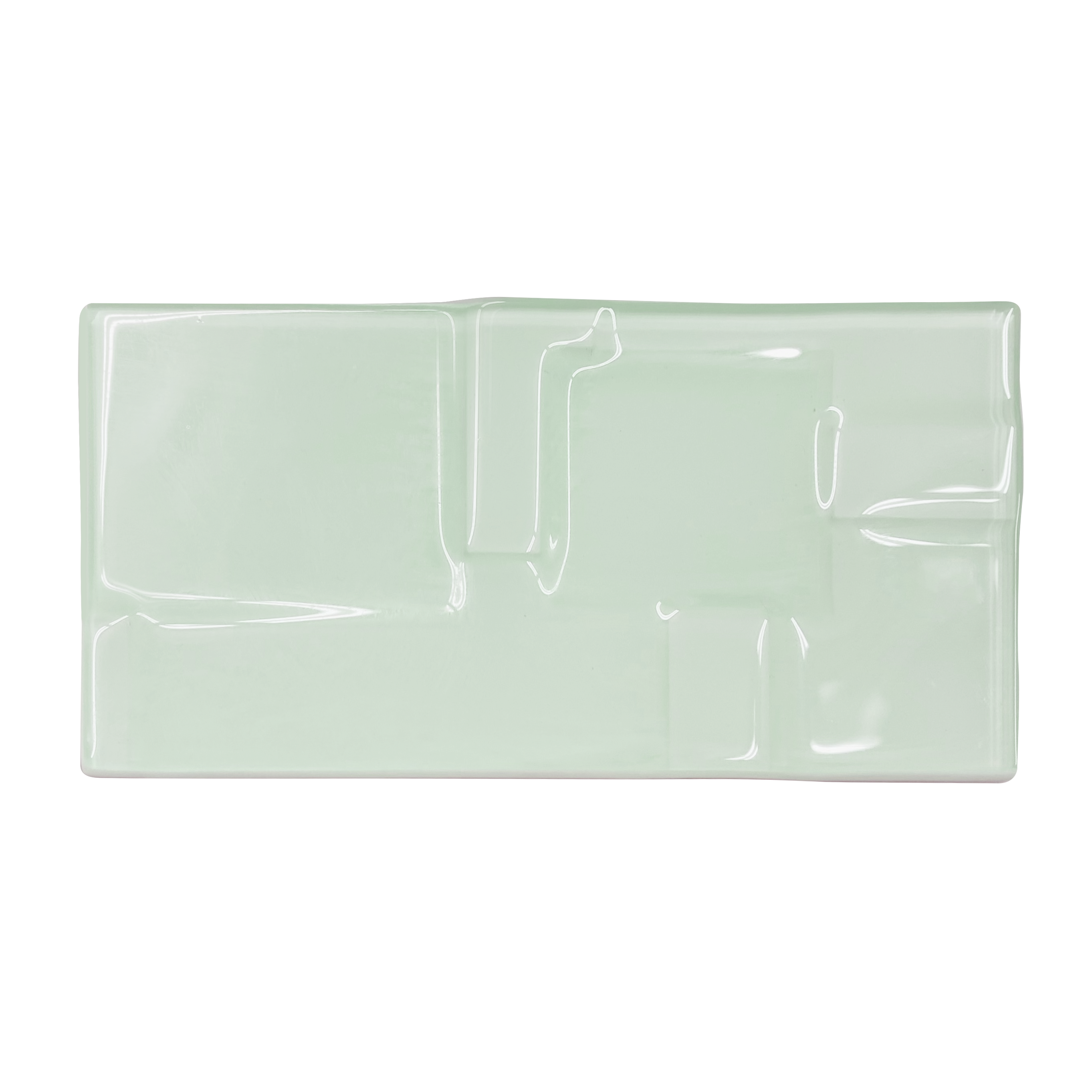 GLASS TILE - Soft Squares-Tile-Bicycle Glass Co-4x8-Sea Green-Bicycle Glass Co
