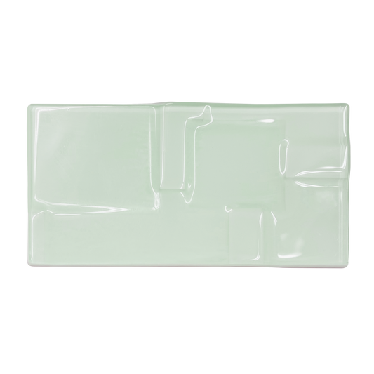 GLASS TILE - Soft Squares-Tile-Bicycle Glass Co-4x8-Sea Green-Bicycle Glass Co