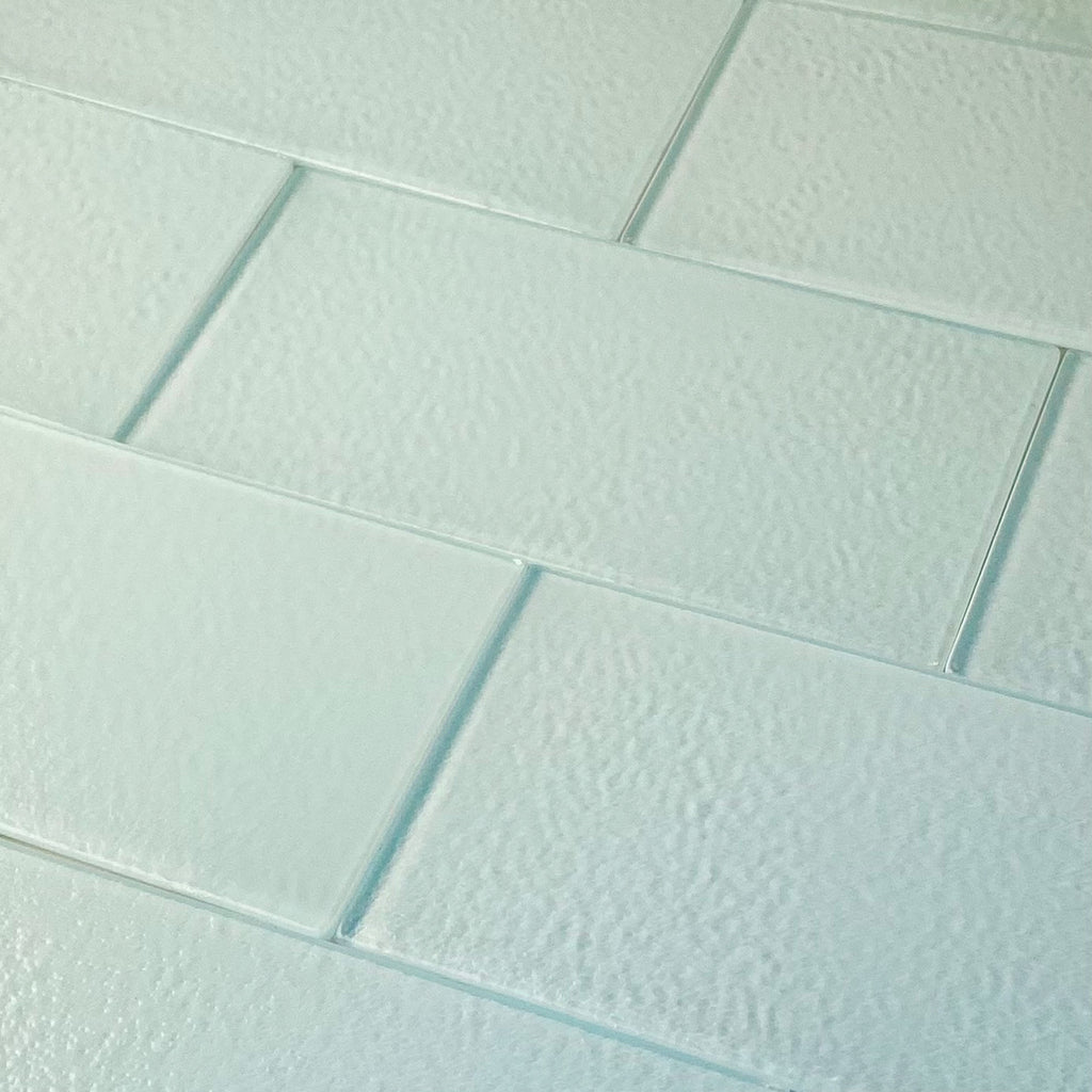 GLASS TILE - Stipple-Tile-Bicycle Glass Co-3x6-Sea Green-Bicycle Glass Co