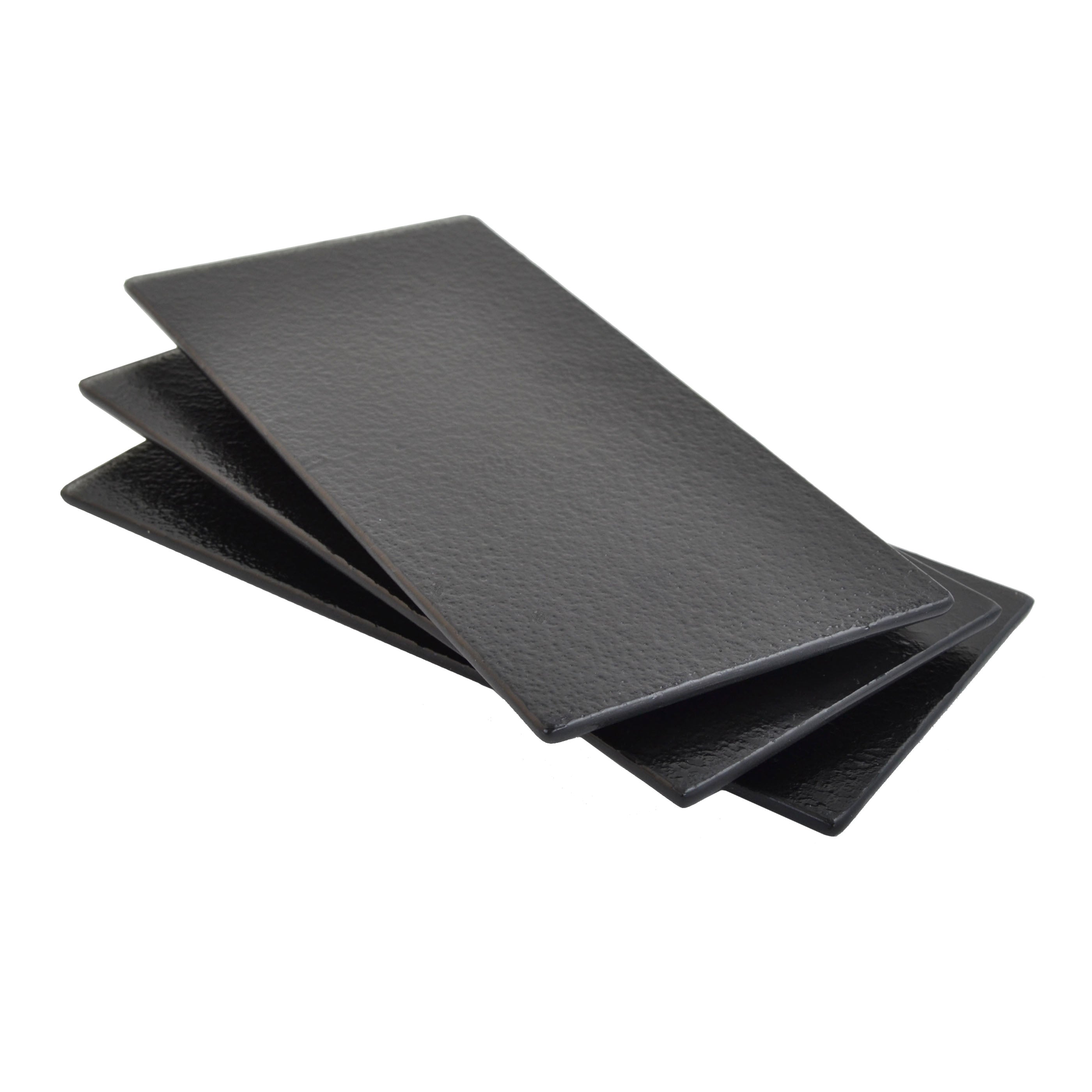 GLASS TILE - Stipple-Tile-Bicycle Glass Co-3x6-Carbon Black-Bicycle Glass Co