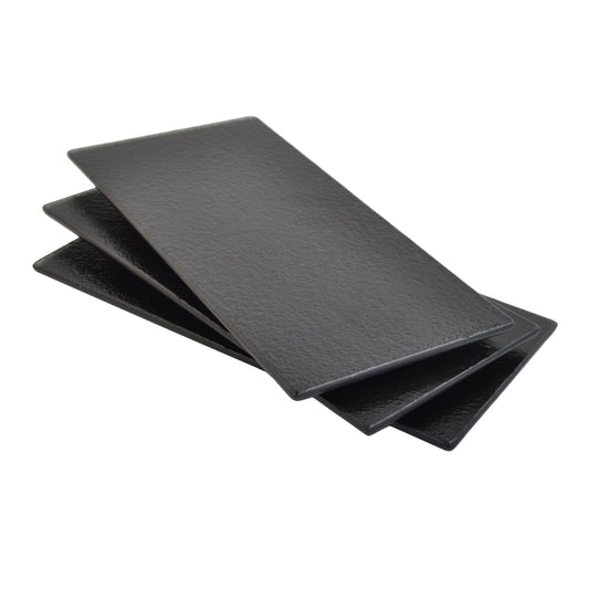 GLASS TILE - Stipple-Tile-Bicycle Glass Co-3x6-Carbon Black-Bicycle Glass Co