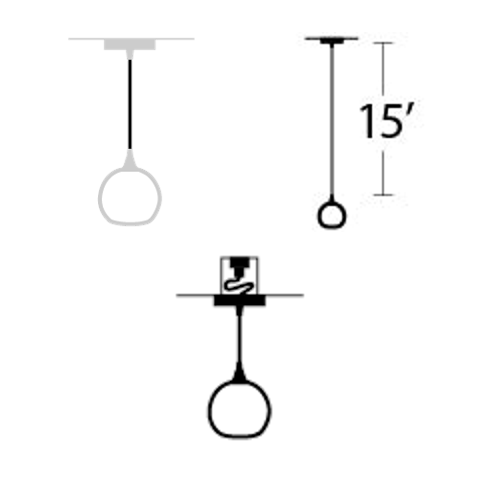 Hanging Hardware Modification-Bicycle Glass Co-15ft Downrod-Recessed Light Conversion-Flat-Bicycle Glass Co
