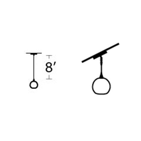 Hanging Hardware Modification-Bicycle Glass Co-8ft Cord Lengthening-None-Angled (add Hang Straight)-Bicycle Glass Co