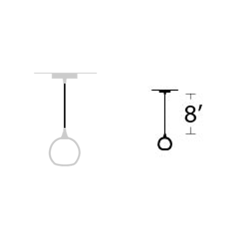 Hanging Hardware Modification-Bicycle Glass Co-8ft Downrod-None-Flat-Bicycle Glass Co