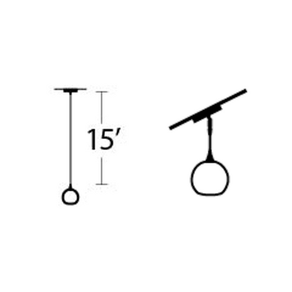Hanging Hardware Modification-Bicycle Glass Co-20ft Cord Lengthening-None-Angled (add Hang Straight)-Bicycle Glass Co