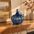Pumpkin Patch 2026 - Limited Edition Pumpkin!-Glass-Bicycle Glass Co-Golden Amber-Single Pumpkin-Bicycle Glass Co